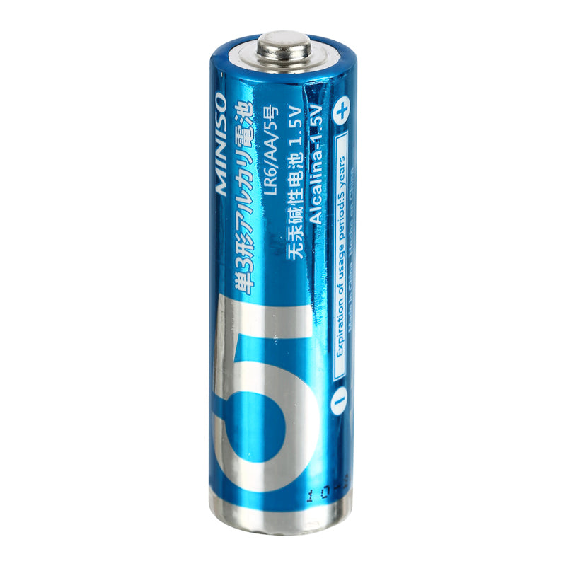 AA Alkaline Battery 8 Pack(Blue)