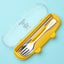 Cute Rabbit Ear Box and Flatware Set（3pcs）