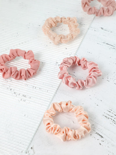 Gradient Color Little Hair Tie 5pcs(Pink)