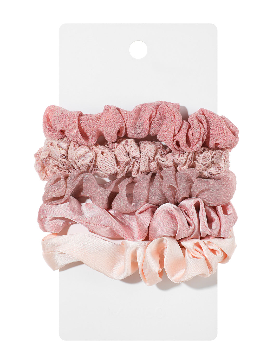 Gradient Color Little Hair Tie 5pcs(Pink)