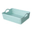 Braided Check Storage Basket with Handles-M