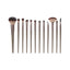 Premium Classic Makeup Brush Set (12 pcs)(Golden)