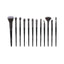 Premium Classic Makeup Brush Set (12 pcs)(Black)