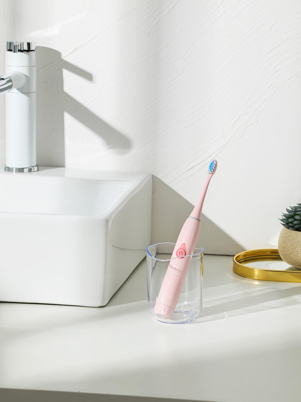 Multi-color Electric Toothbrush Kit(Pink)