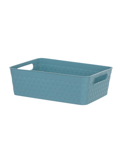 Waffle Patterned Storage Basket (M)