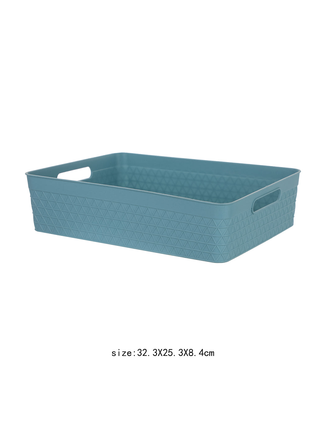 Waffle Patterned Storage Basket (L)