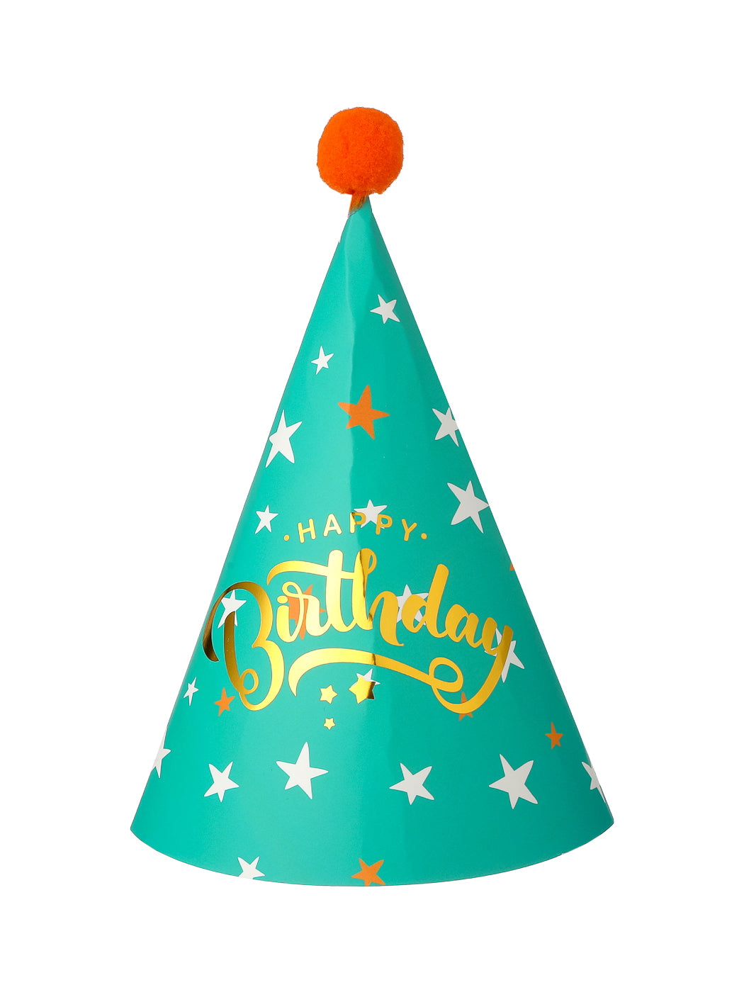 Birthday Party Hat(Green, Stars)