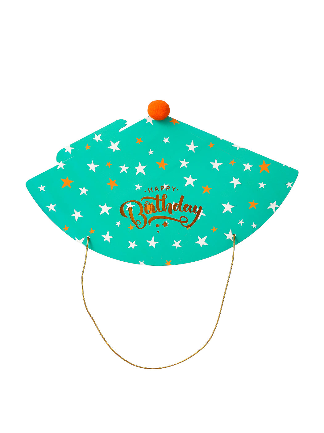 Birthday Party Hat(Green, Stars)