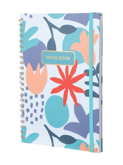 Dazzling World A4 Wirebound Book - 90 Sheets(Light Blue Band)