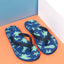 Coconut Forest Series Flip-Flops for Men(41-42,Coconut tree)