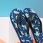 Coconut Forest Series Flip-Flops for Men(41-42,Coconut tree)