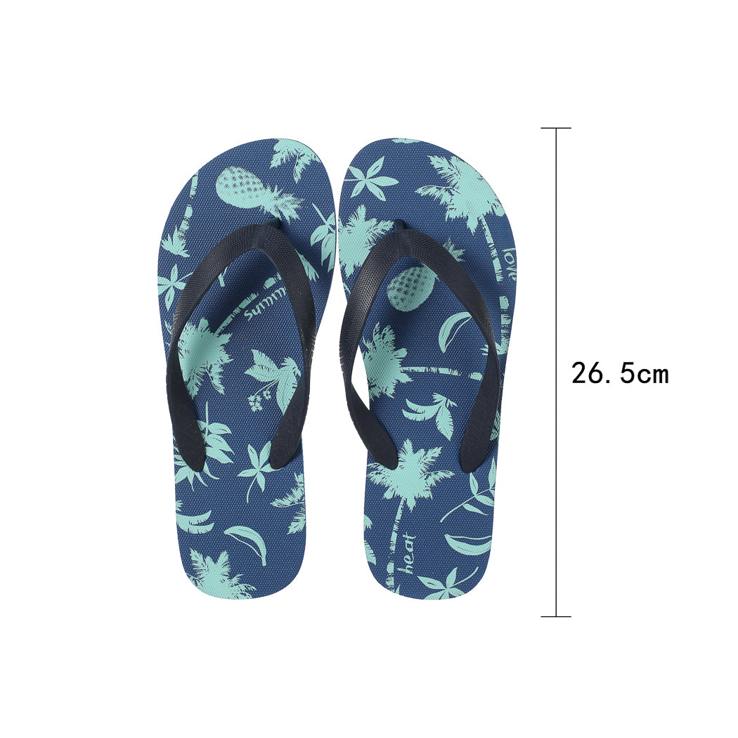 Coconut Forest Series Flip-Flops for Men(41-42,Coconut tree)