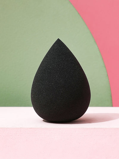 Soft Water Drop Shape Makeup Sponge (Black)