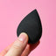 Soft Water Drop Shape Makeup Sponge (Black)