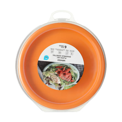 Colorful Portable Plate Set（Set of 6）