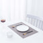 Check Placemat (Silver/Gray)