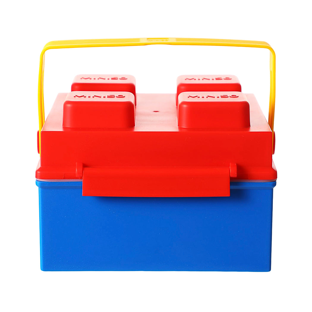 Building Blocks Series Bento Box with Handle, 1485mL