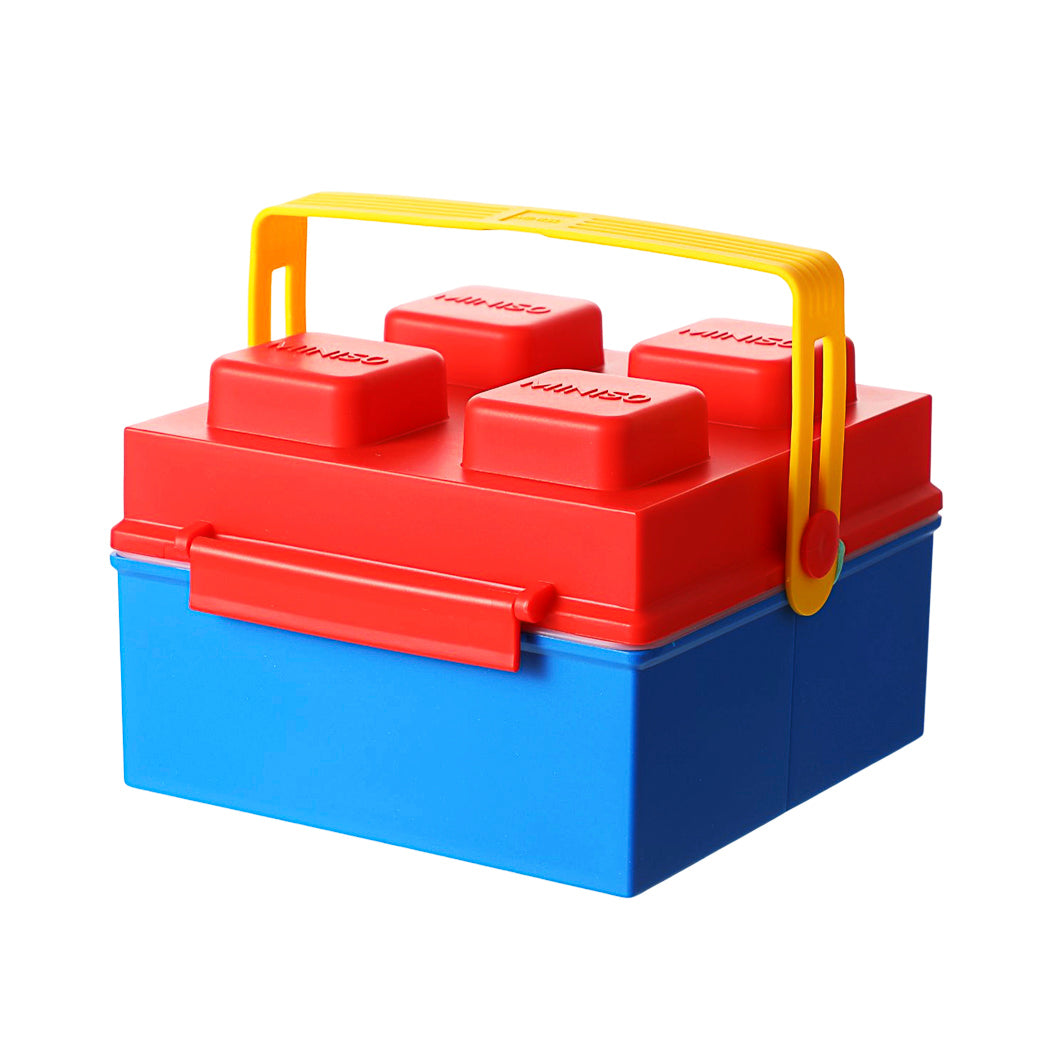 Building Blocks Series Bento Box with Handle, 1485mL