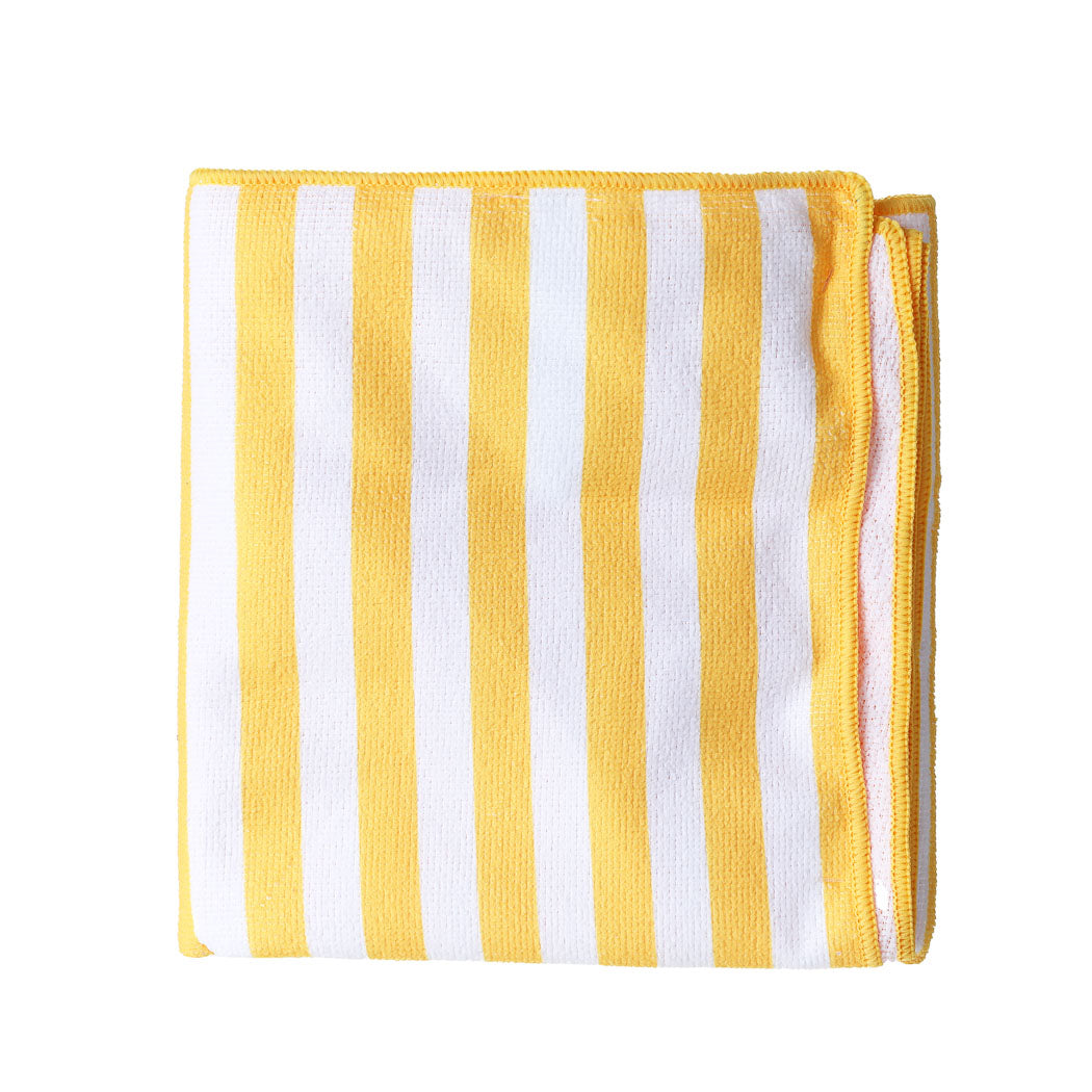 MINISO Sports - Stripes Series Beach Towel(Yellow)