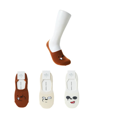We Bare Bears Collection No-Show Socks (2 Pairs)