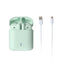 Macaron Half In-Ear TWS Earphones  Model: S88(Mint Green)