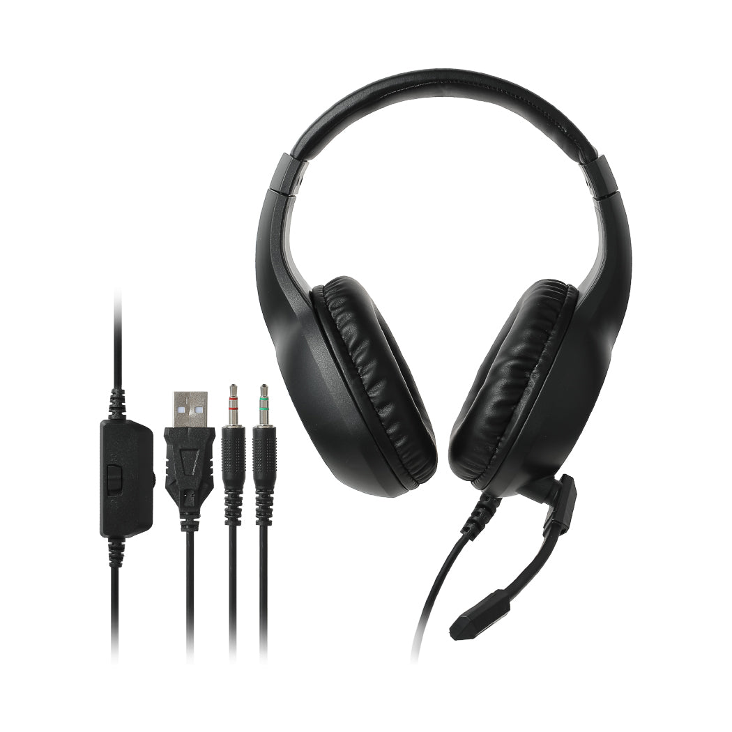 RGB Gaming Headset-Heavy Bass ,Model: H05 (Black)