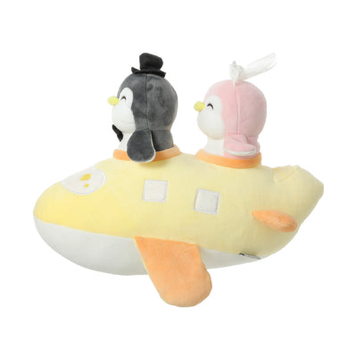 Travel Series Wedding Dress Penguin Airplane Plush Toy