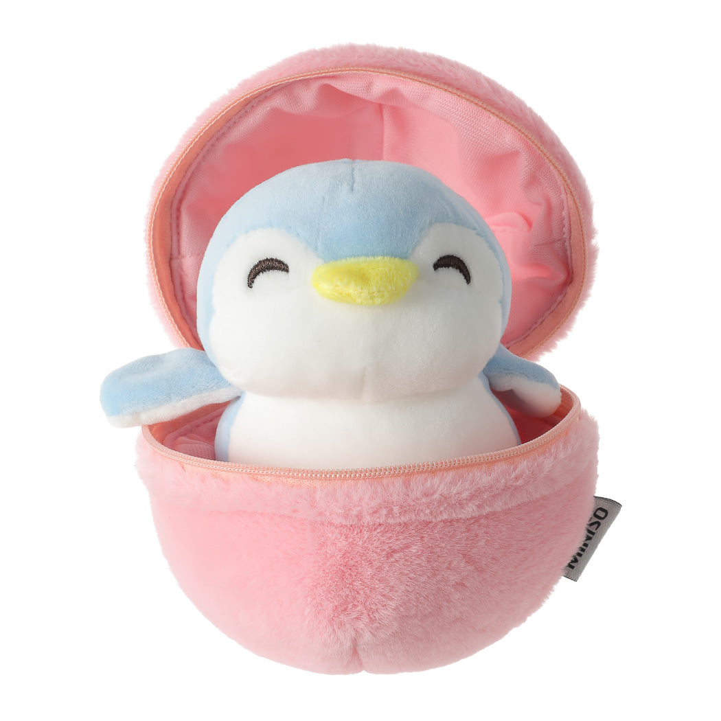 Fruit Series Penguin Plush Toy Surprise Ball(Strawberry)