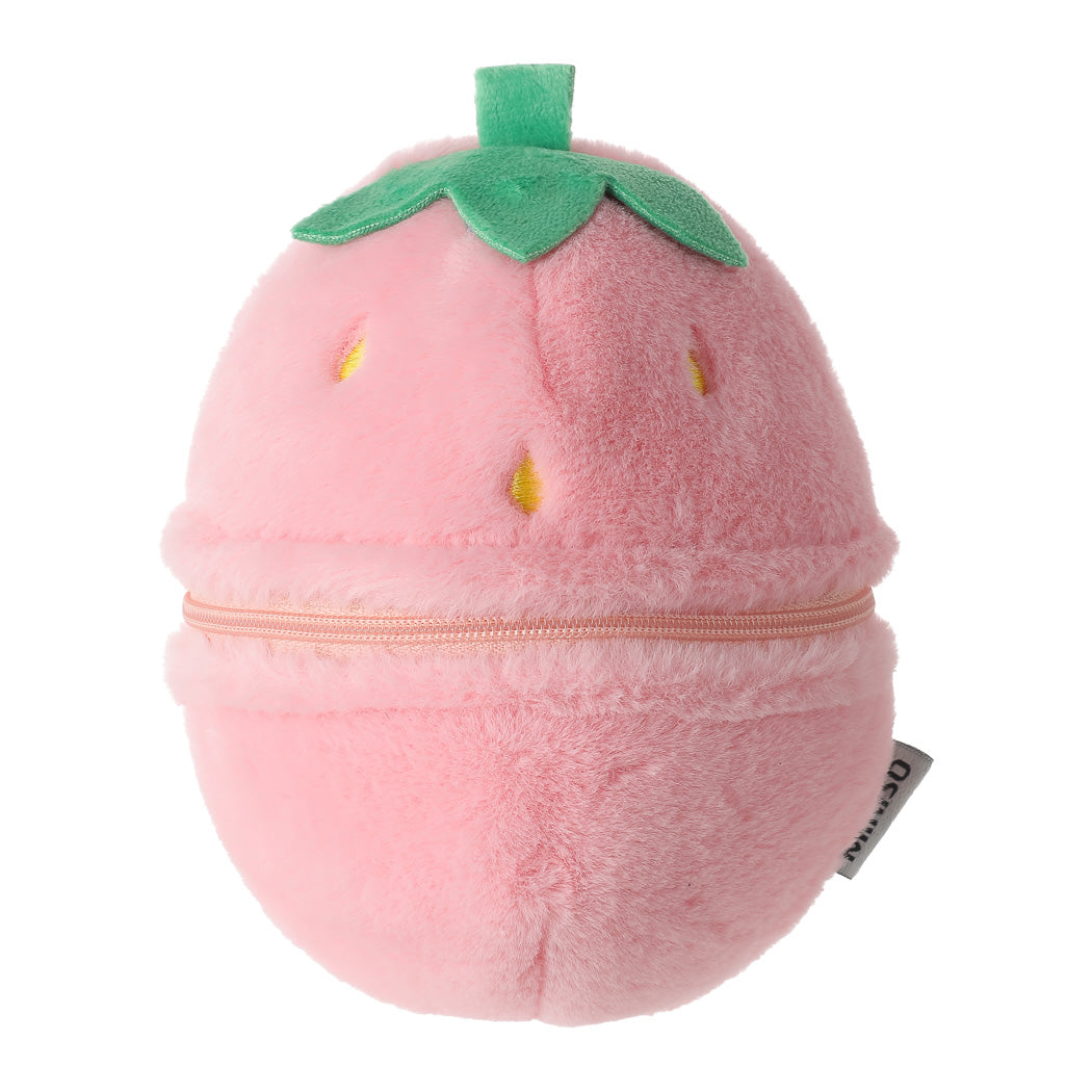 Fruit Series Penguin Plush Toy Surprise Ball(Strawberry)