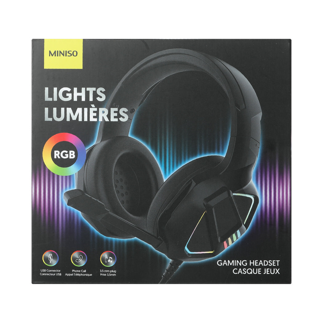 Gaming Headset with Lights, Model: H02