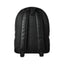 Men's Backpack with Silvery Zipper (Black)