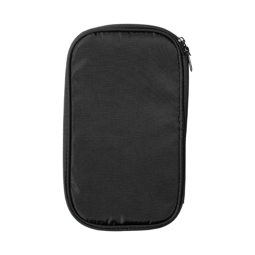 Multipurpose Pouch for Credentials and Receipts (Black)