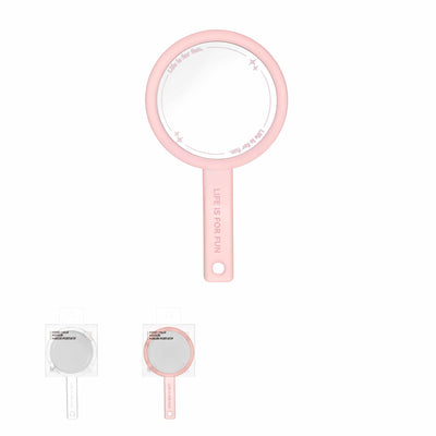 Mini Double Sided Hand-Held Vanity Mirror