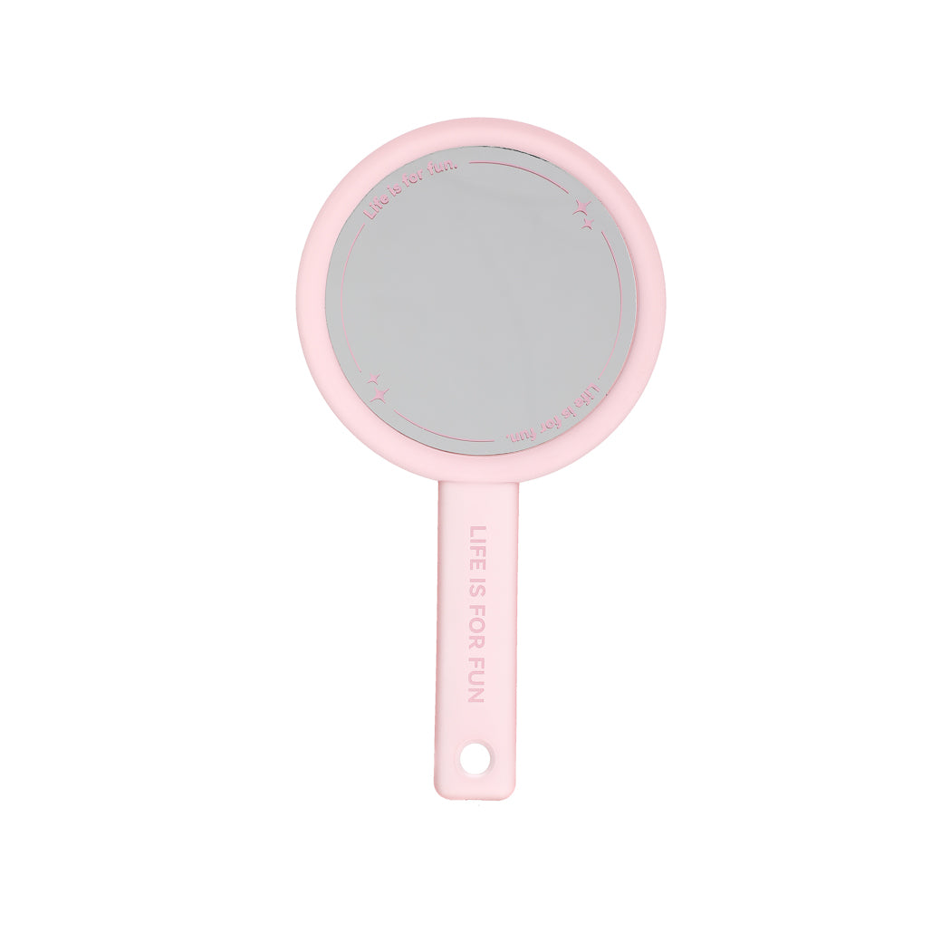 Mini Double Sided Hand-Held Vanity Mirror