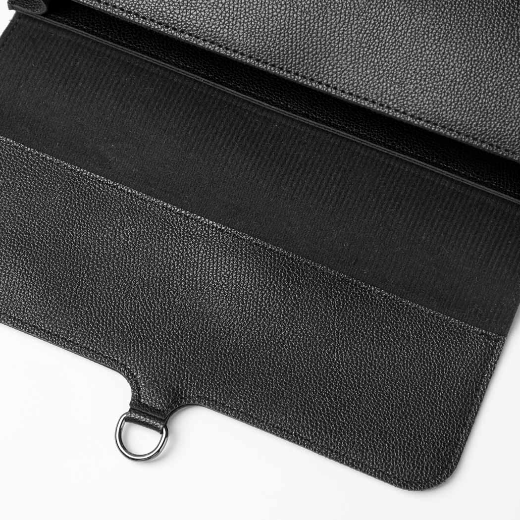 Crossbody Bag with Snap Hook(Black)