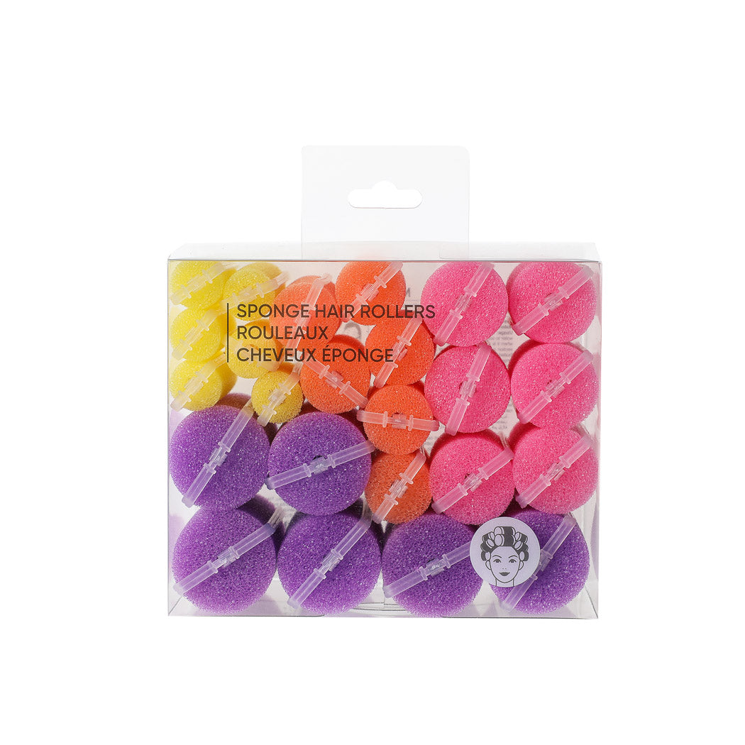 Sponge Hair Rollers (24 pcs)