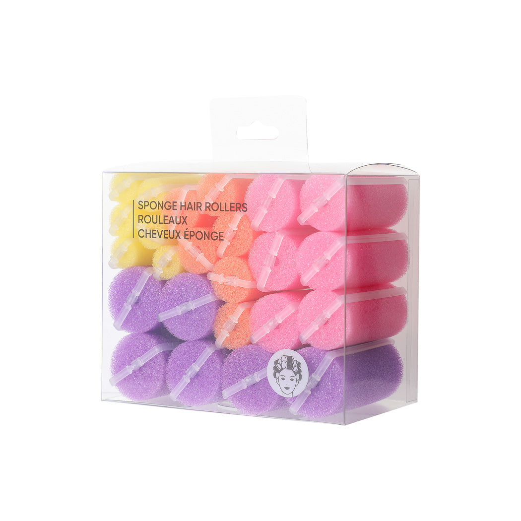 Sponge Hair Rollers (24 pcs)