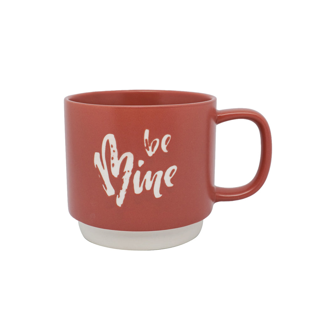 Solid Base Color Ceramic Mug - 400mL(Pink)