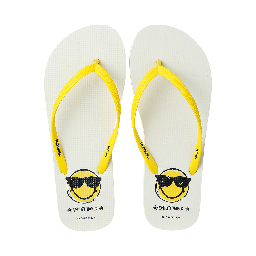 SmileyWorld Collection Women's Flip-Flops (35-36)