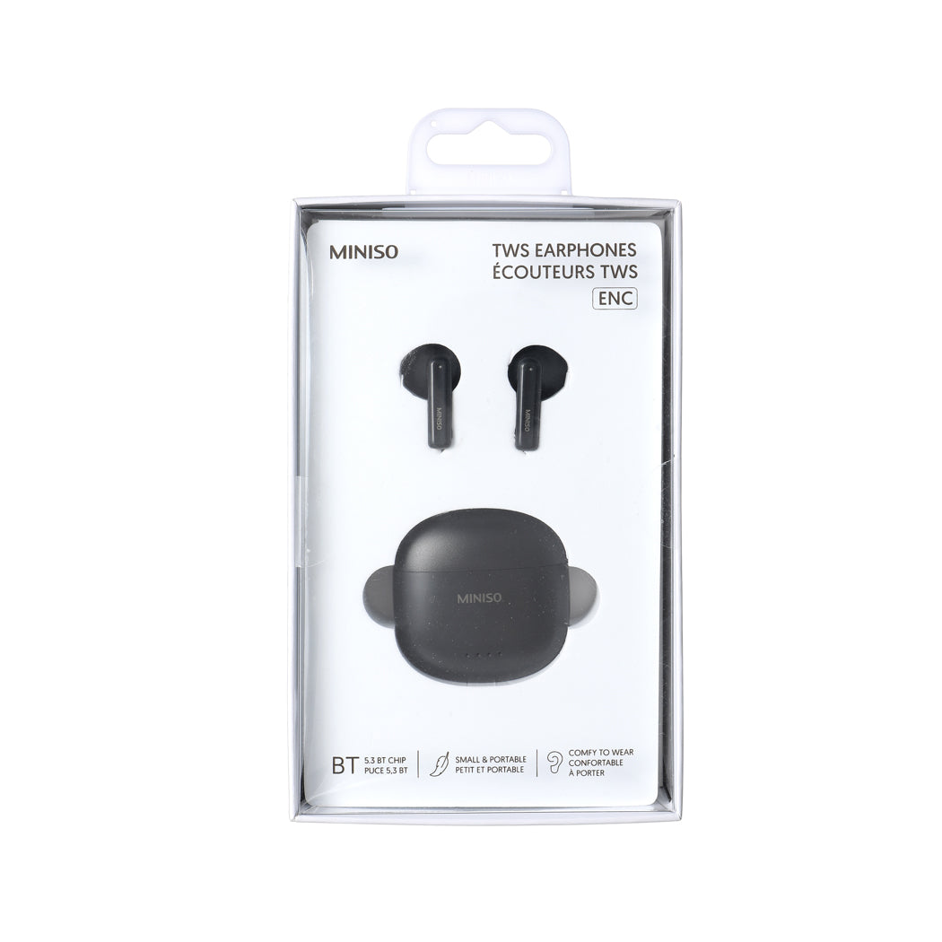 Noise Cancelling Mini TWS Earphones  Model: Q51B(Black)