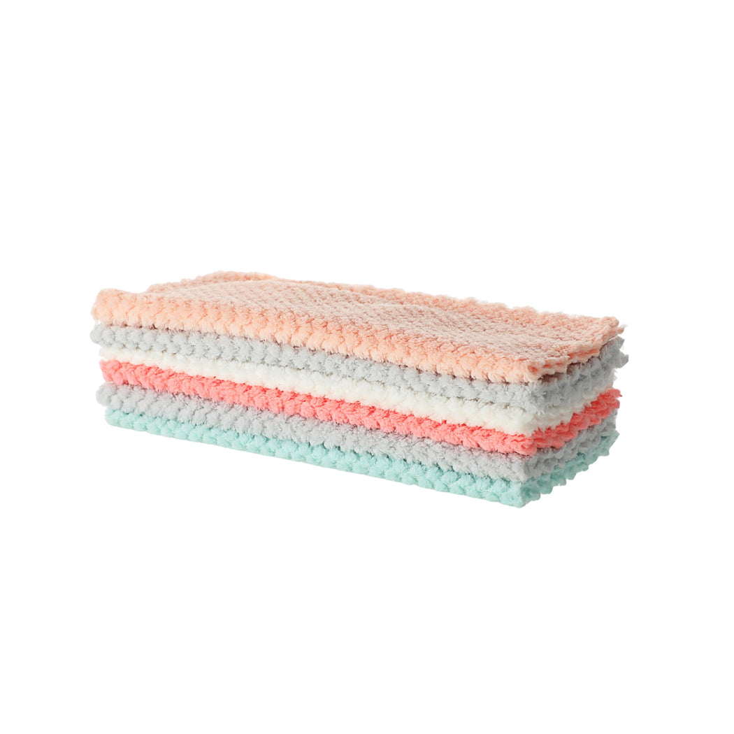 Coral Fleece Cleaning Cloth (6 Pack)