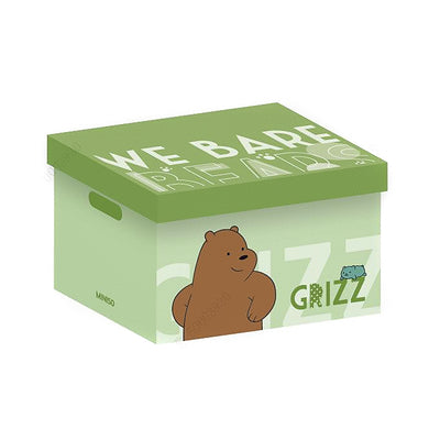 We Bare Bears Collection 5.0 Cardboard Storage Box(Grizz)