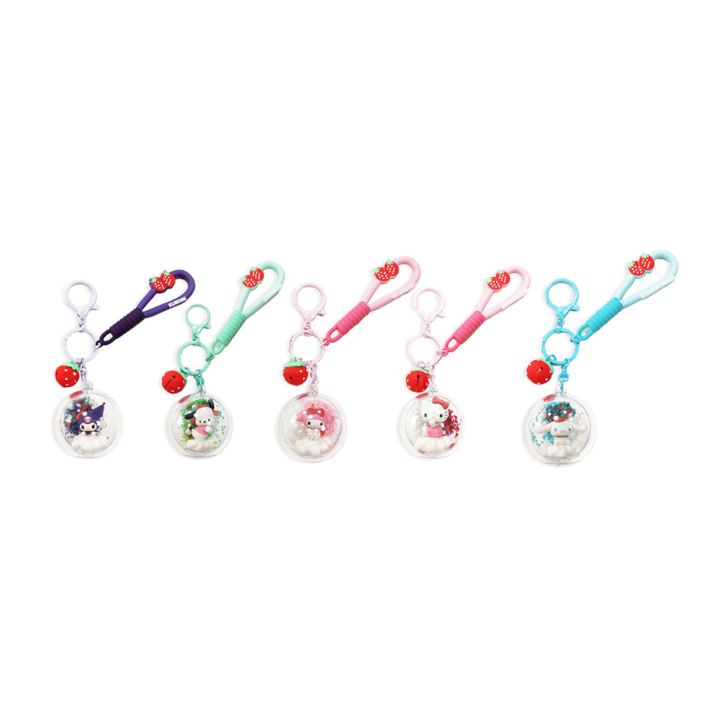 Sanrio characters Strawberry collection Ball Keychain