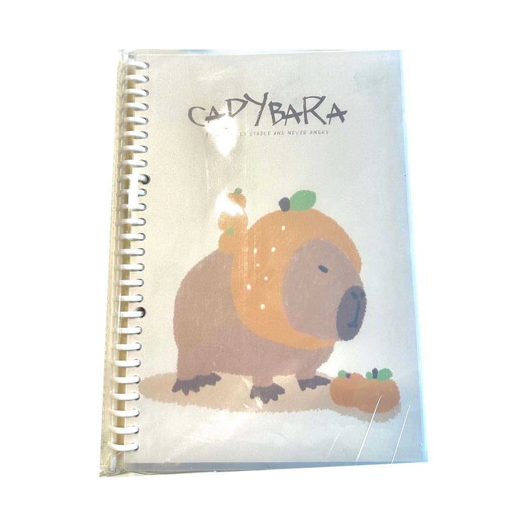 MIMI BARA Collection B5 Loose-leaf Wire-bound Book (Tangerine, 80 Sheets)