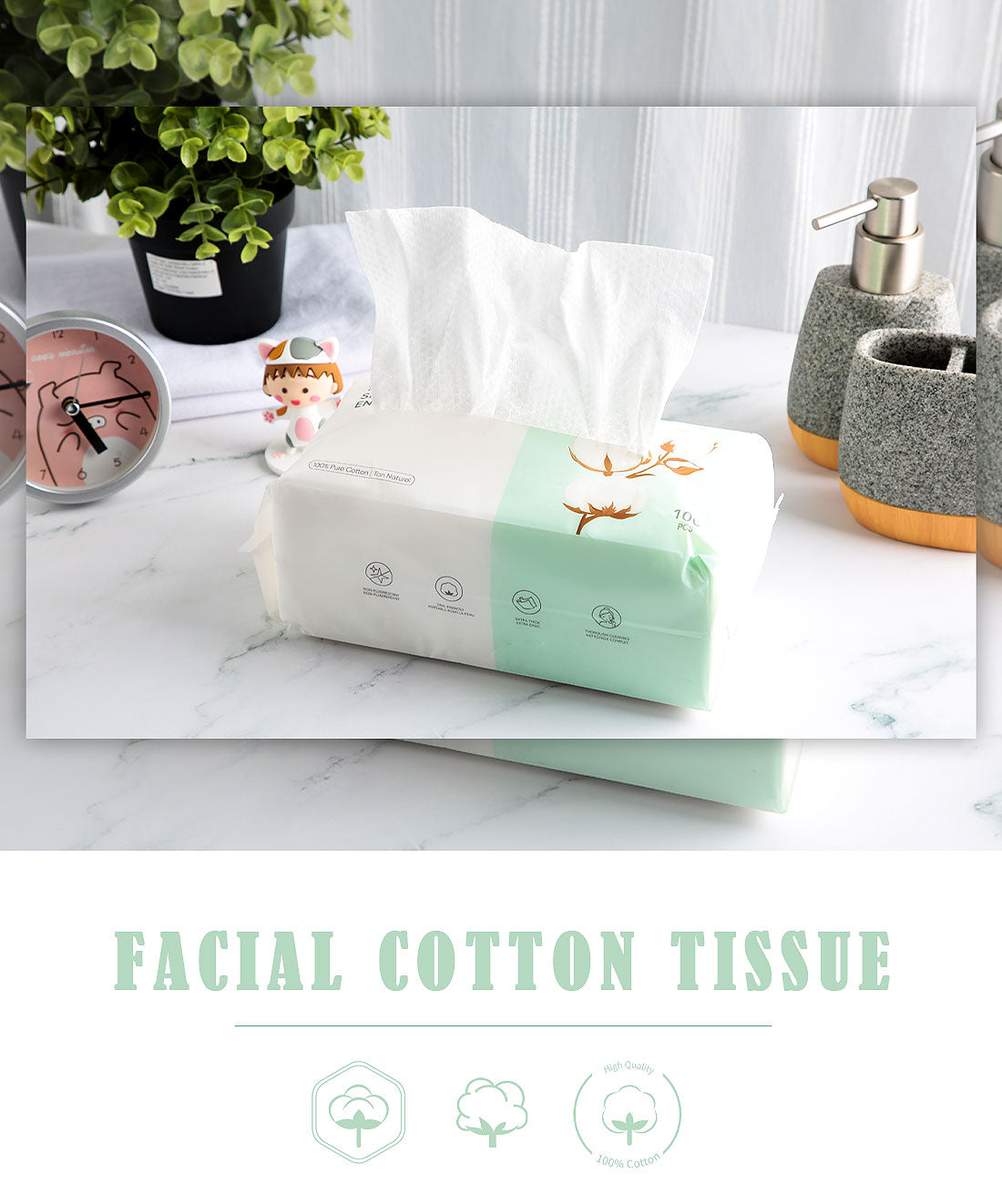 Facial Cotton Tissue