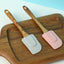 Silicone paddle (grey or pink with wooden handle)