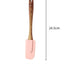 Silicone paddle (grey or pink with wooden handle)