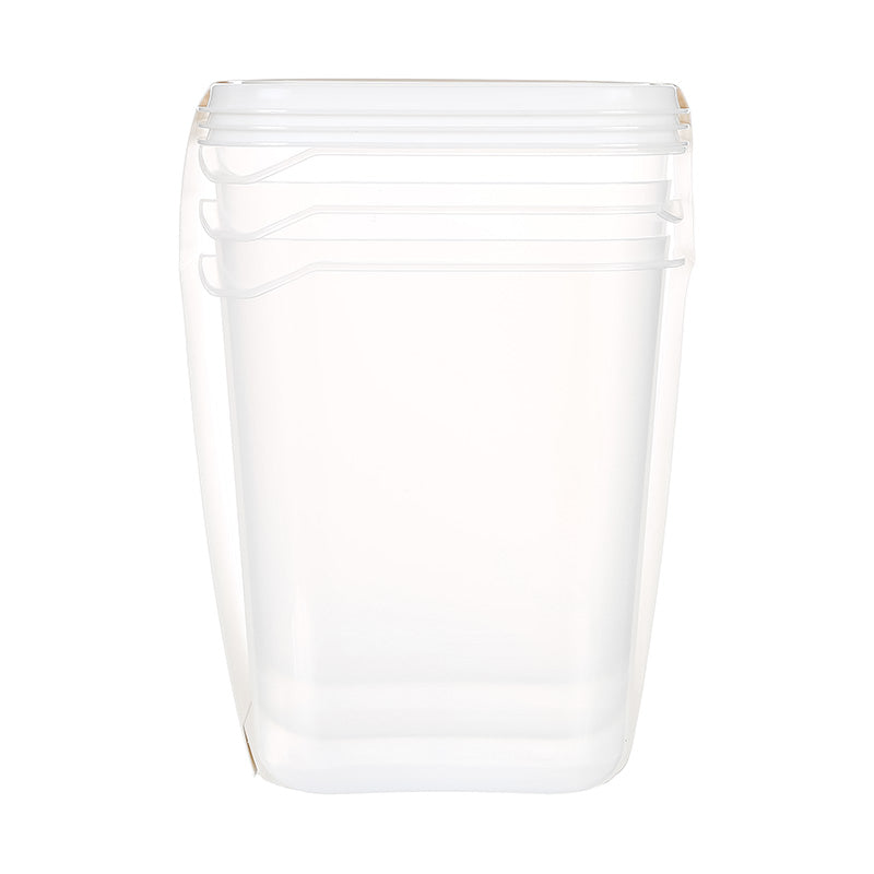 Food Container 3PCS 1800ml (colorful or white lids)