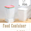 Food Container 3PCS 1800ml (colorful or white lids)