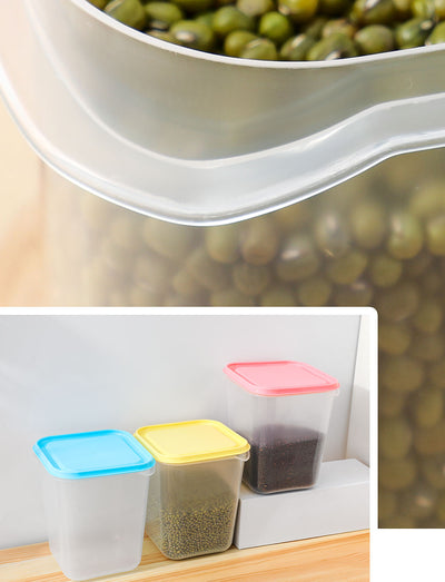 Food Container 3PCS 1800ml (colorful or white lids)